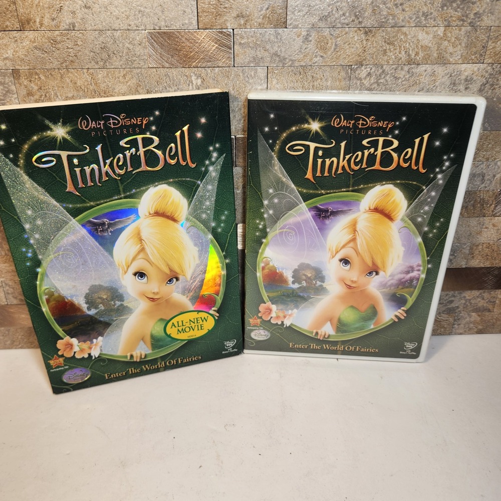 Disney Tinker Bell DVD 2008 Animated Movie with Holographic Slipcover New Sealed